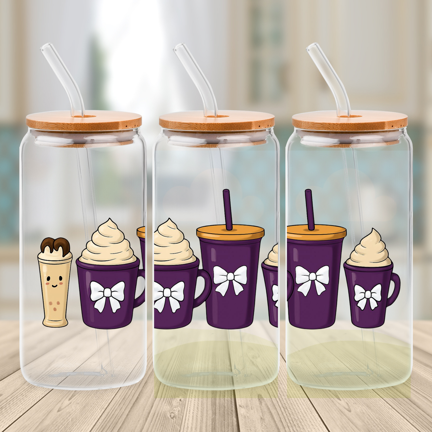 16oz Glass Cups